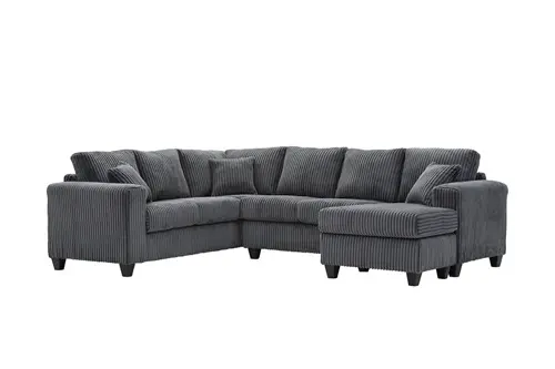 Large sectional sofa with chaise in Pensacola showroom
